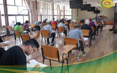 طلبة السنة الأولى يجرون الامتحان النهائي في مقرر «الكيمياء الحيوية»