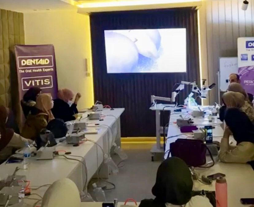 اليوم الرابع للتدريب العملي على جهاز CBCT للطلبة الأوائل