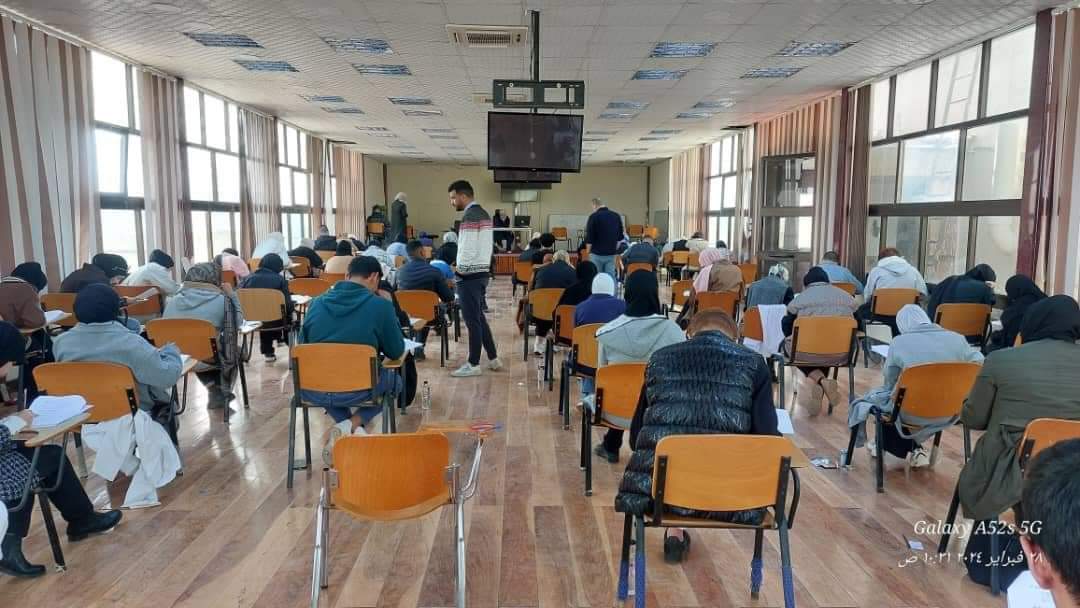 انتهاء الامتحان النهائي لمادة التشريح الوصفي للأسنان في السنة الأولى