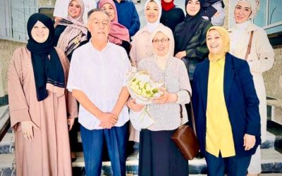 حفل تكريم للأستاذين عزام سلطان وآمنة الجهاني بقسم طب وأمراض الفم والأسنان