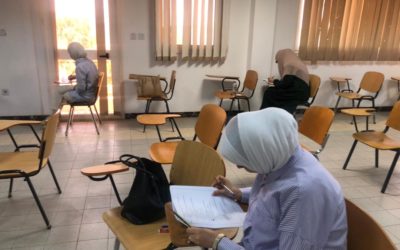 انعقاد الامتحان النظري لطلبة الدراسات العليا بقسم طب الفم الحيوي