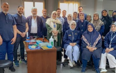 استمرار فعاليات الدورة التدريبية في صناعة الأطقم الجزئية المعدنية بكلية طب الأسنان بنغازي  