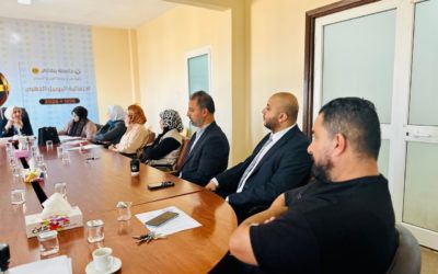 مجلس كلية طب وجراحة الفم والأسنان يعقد اجتماعه الأول برئاسة العميد أ.د. إبتسام العرفي. 