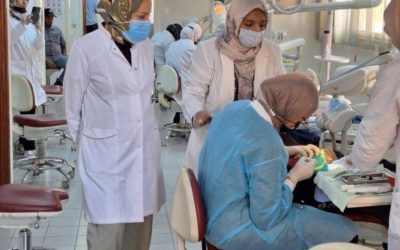 قسم العلاج التحفظي يواصل امتحانات الماجستير وسط أجواء من الانضباط والتنظيم