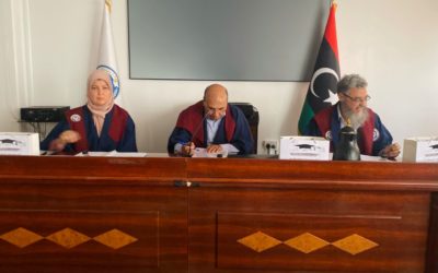 رسالة ماجستير حول “معدل انتشار التصبغات الداخلية عند الليبيين البالغين والقياس السريري للون الأسنان والتصبغات الداخلية”