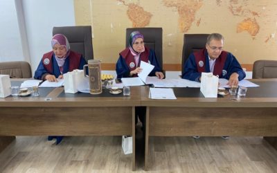 مناقشة رسالة ماجستير في قسم العلاج التحفظي وعلاج الجذور بجامعة بنغازي