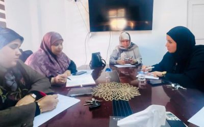 اجتماع فريق متابعة تنفيذ وتطوير الخطة الاستراتيجية والتنفيذية بكلية طب وجراحة الفم والأسنان
