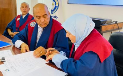 كلية طب وجراحة الفم والأسنان تشهد مناقشة رسالة ماجستير في مجال طب الفم الوقائي والاجتماعي